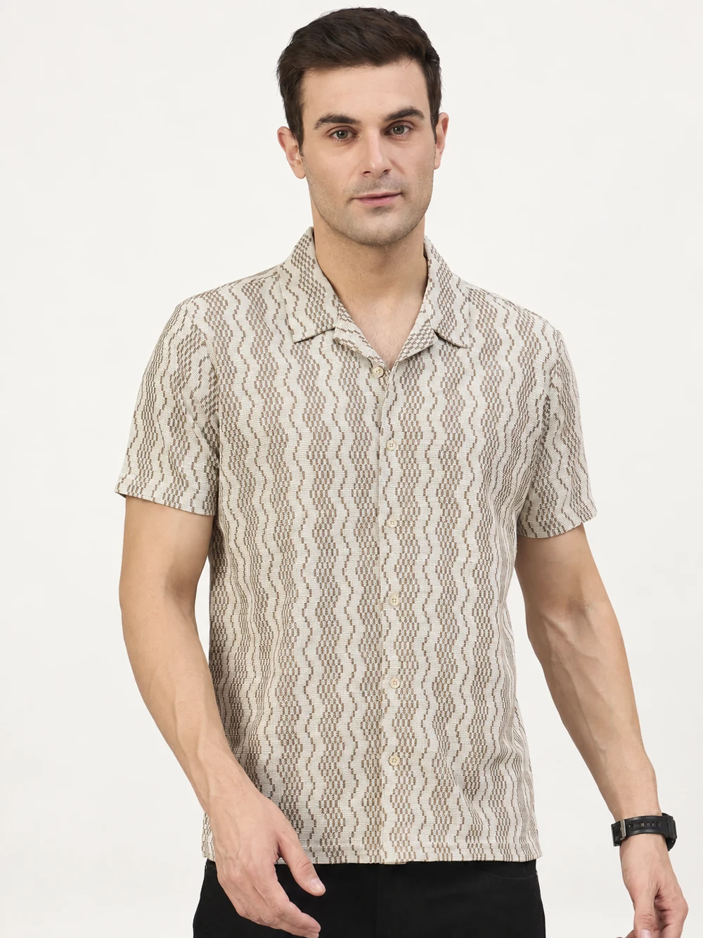 Menswear knit shirts — selected garment style